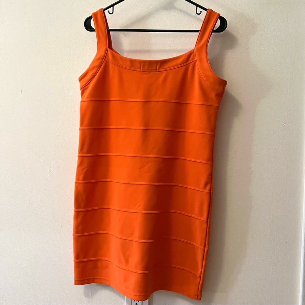 Cute orange summer dress